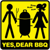 yes dear bbq logo